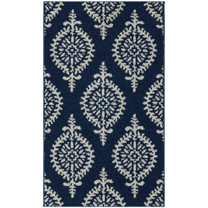 2'6"x4' Paisley Tufted Accent Rugs Indigo - Threshold (LOCAL PICKUP ONLY)