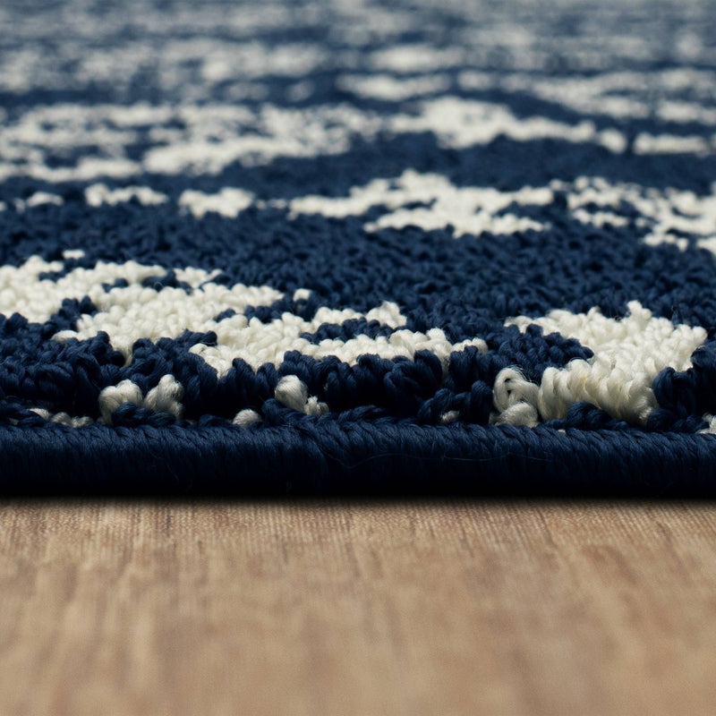 2'6"x4' Paisley Tufted Accent Rugs Indigo - Threshold (LOCAL PICKUP ONLY)