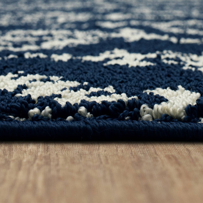 2'6"x4' Paisley Tufted Accent Rugs Indigo - Threshold