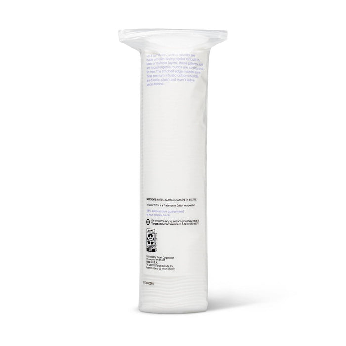 Infused Cotton Rounds Nail Polish and Makeup Remover Pads - 80ct - up & up