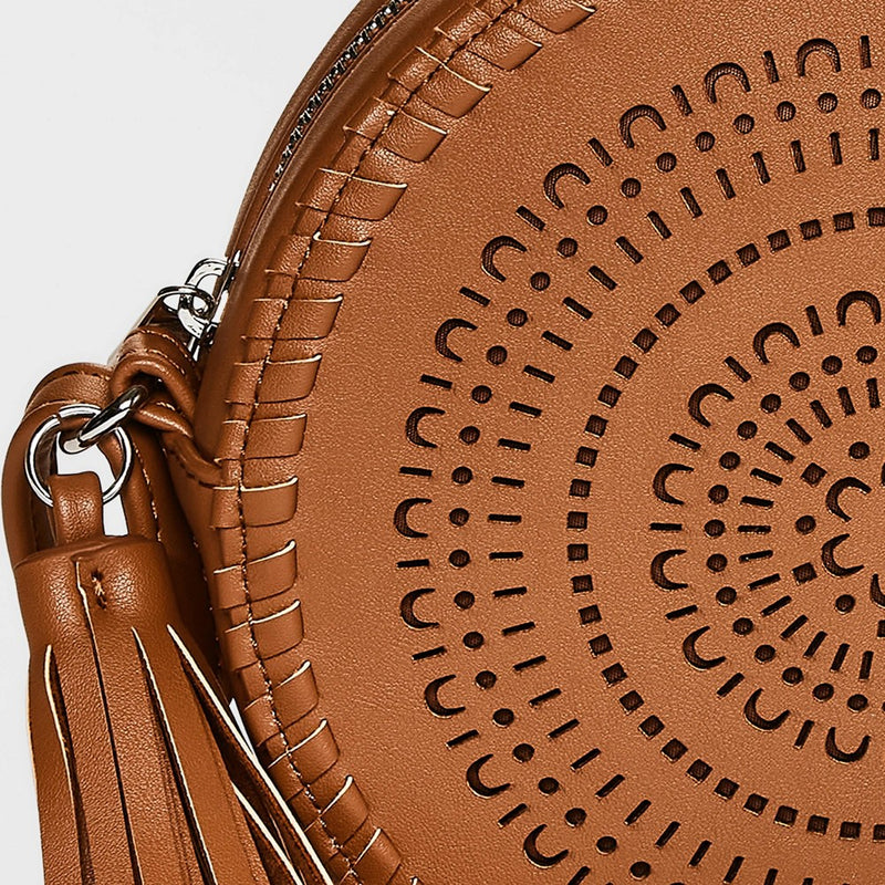 Girls' Circle Crossbody Bag - art class Tan