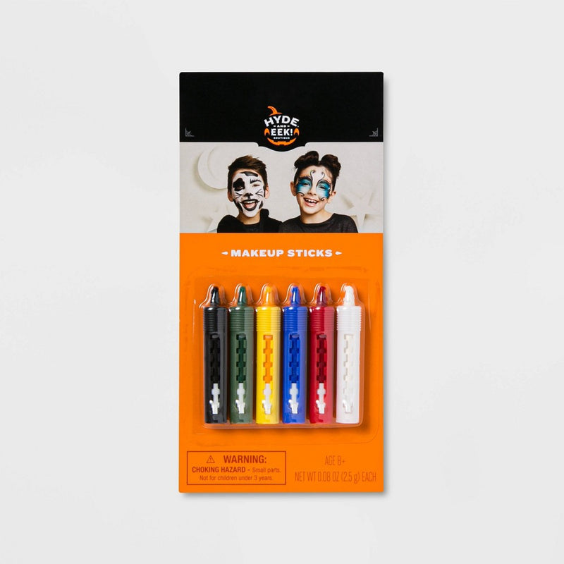 6pk No Mess No Fuss Halloween Costume Makeup Sticks - Hyde & EEK! Boutiquesea