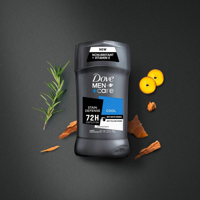Dove Men+Care 72-Hour Stain Defense Stick Antiperspirant & Deodorant - Cool - 2.7oz