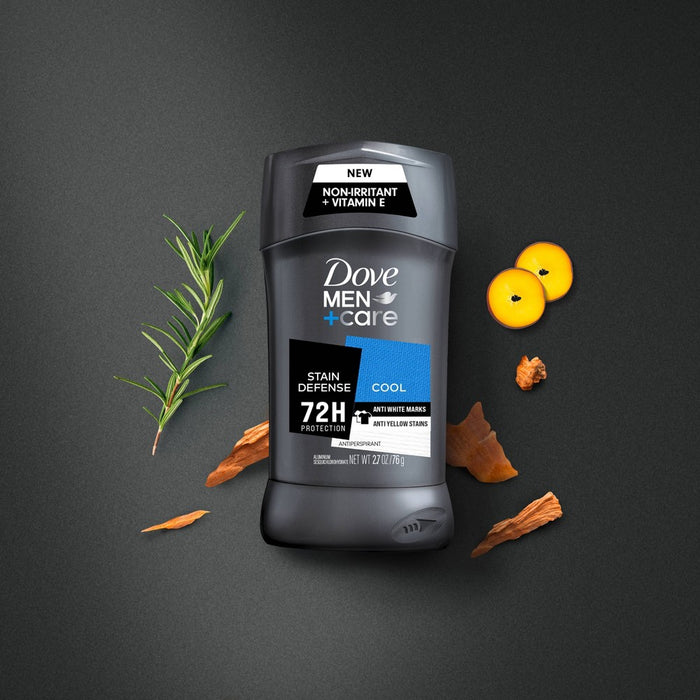 Dove Men+Care 72-Hour Stain Defense Stick Antiperspirant & Deodorant - Cool - 2.7oz