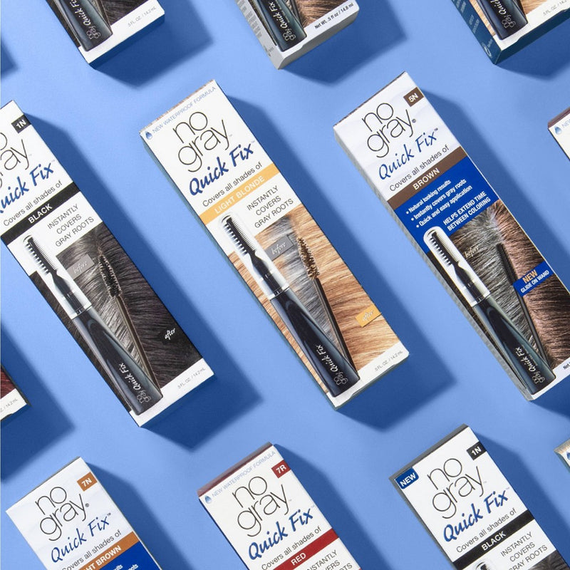 No Gray Quick Fix Color Touch-up Systems - Brown - 0.5 fl oz