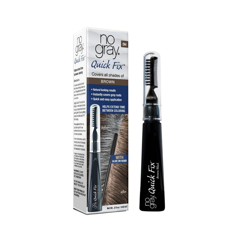 No Gray Quick Fix Color Touch-up Systems - Brown - 0.5 fl oz