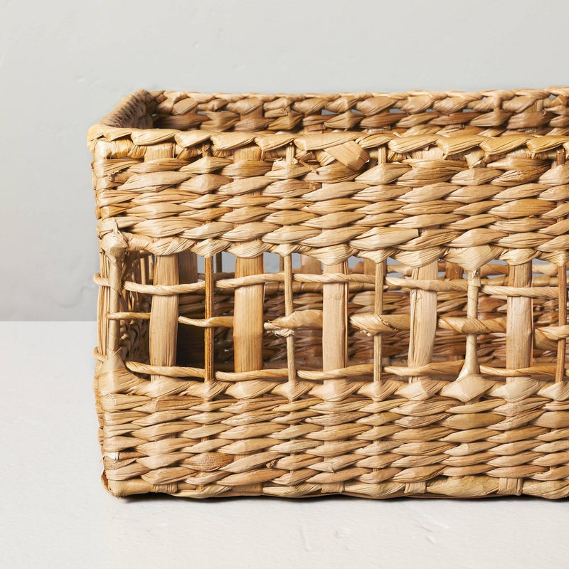 Medium Woven Storage Bin Natural - Hearth & Hand with Magnolia