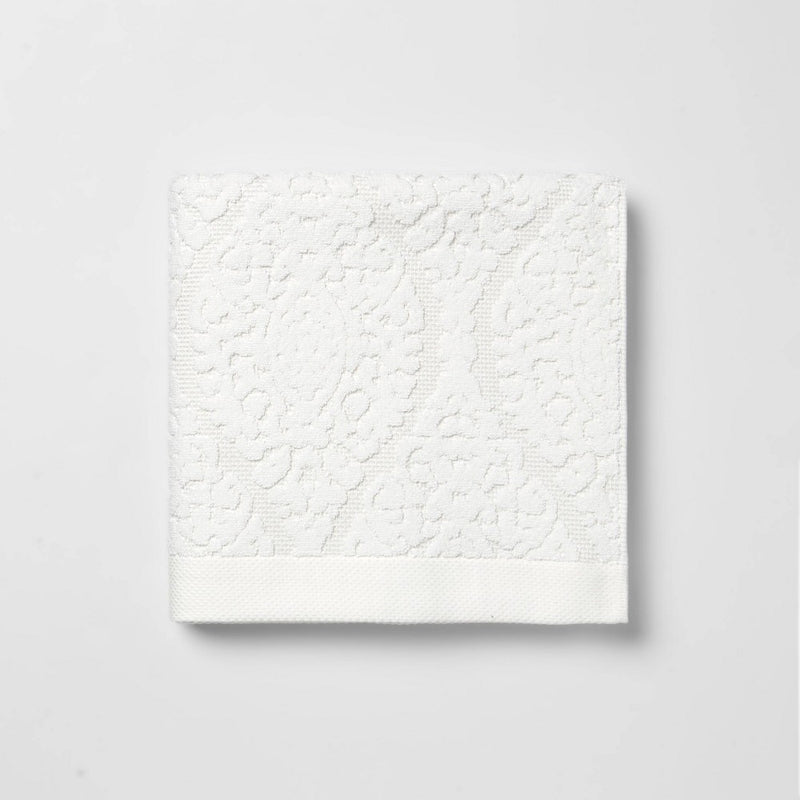 Ogee Bath Towel White - Threshold