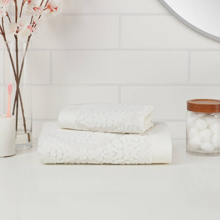 Ogee Bath Towel White - Threshold