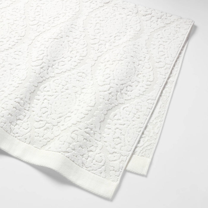 Ogee Bath Towel White - Threshold