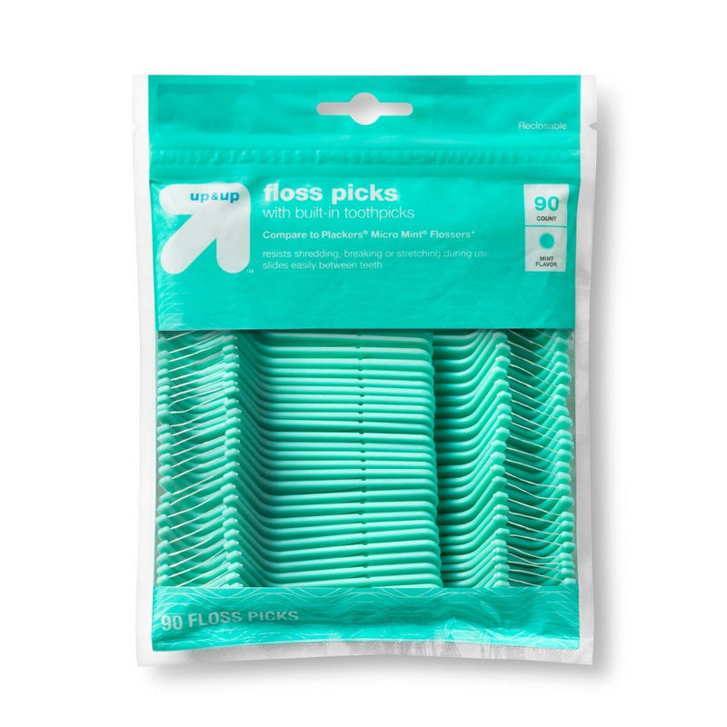 Floss Picks - 90ct - up & up
