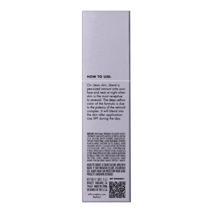 e.l.f. SKIN Youth Boosting Advanced Night Retinoid Serum - Amber - 1.0 fl oz