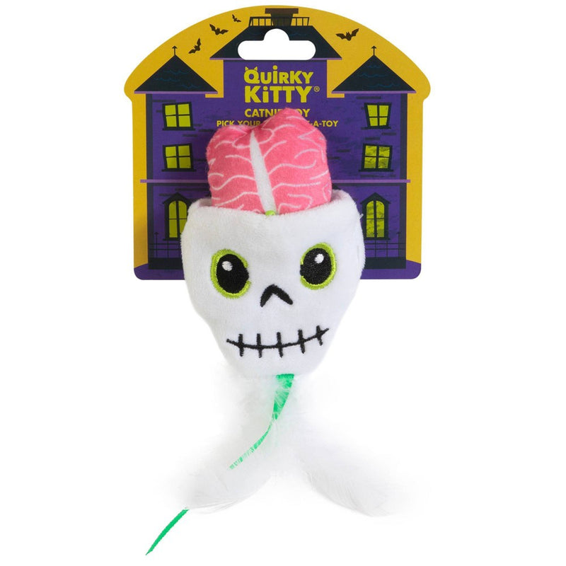 Quirky Kitty Halloween Pick Your Brain Cat Toy