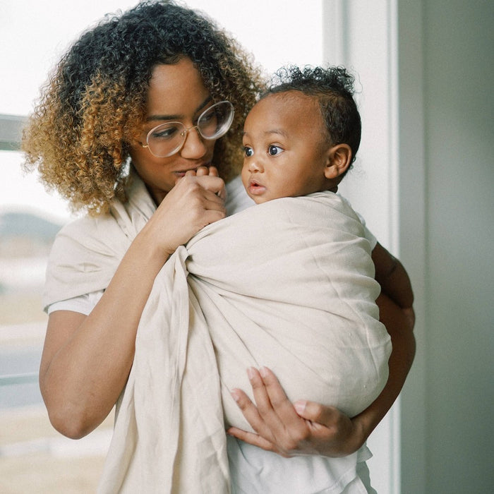 Wildbird Ring Sling Baby Carrier - Sparrow/Black Ring