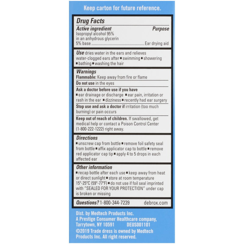 Debrox Swimmer's Ear Drops - 1 fl oz