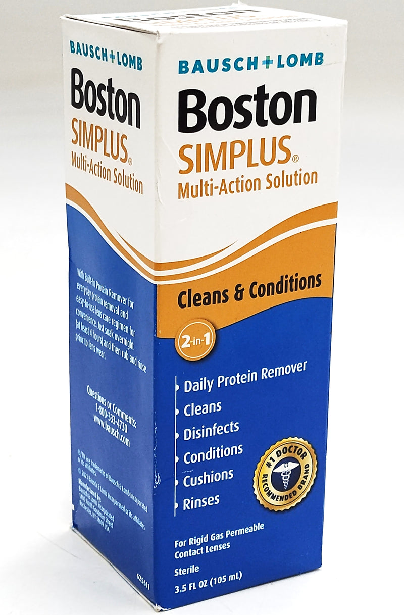 Bausch + Lomb Boston Simplus Multipurpose Contact Lens Solution EXP 11/26
