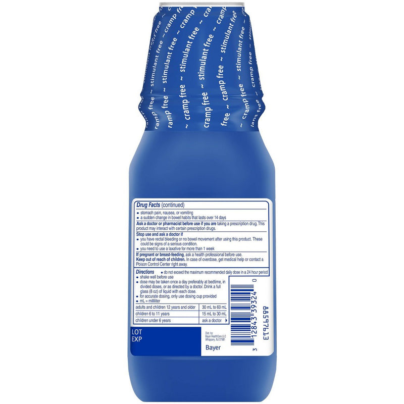 Phillips' Milk of Magnesia Liquid Laxative -Cherry - 12oz EXP 05/2028