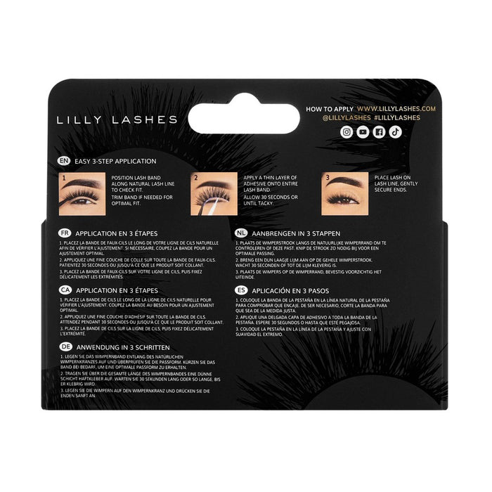 Lilly Lashes Luxury Synthetic False Eyelashes - POSH - 1pr