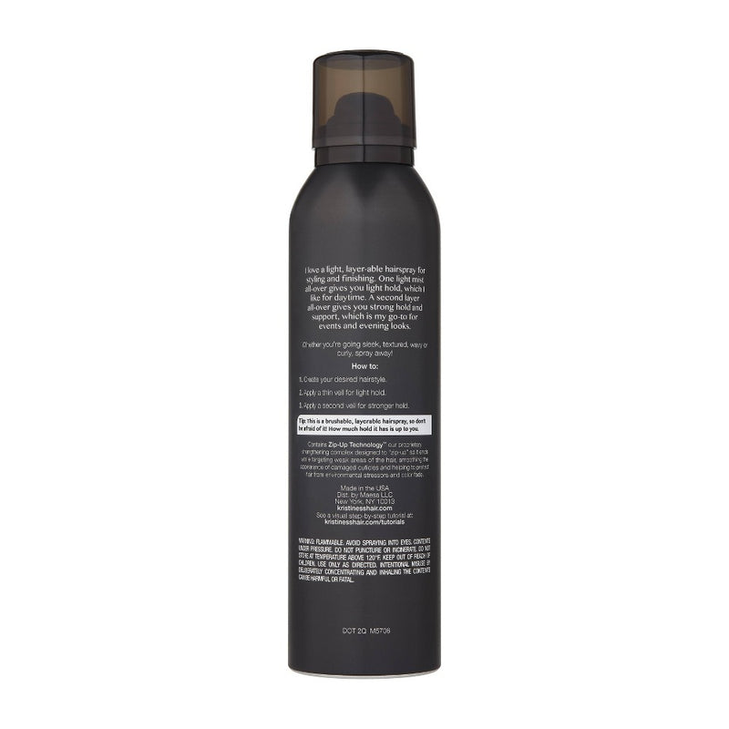 Kristin Ess Hair Refine Signature Finishing Hairspray for Hair Styling - Flexible Hold - 7.5 oz