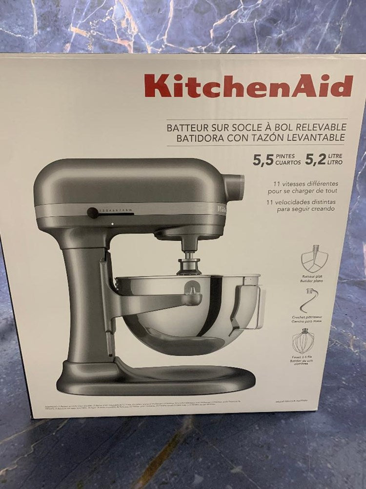 KitchenAid 5.5 Quart Bowl-Lift Stand Mixer - KSM55 - Contour Silver (LOCAL PICKUP ONLY)