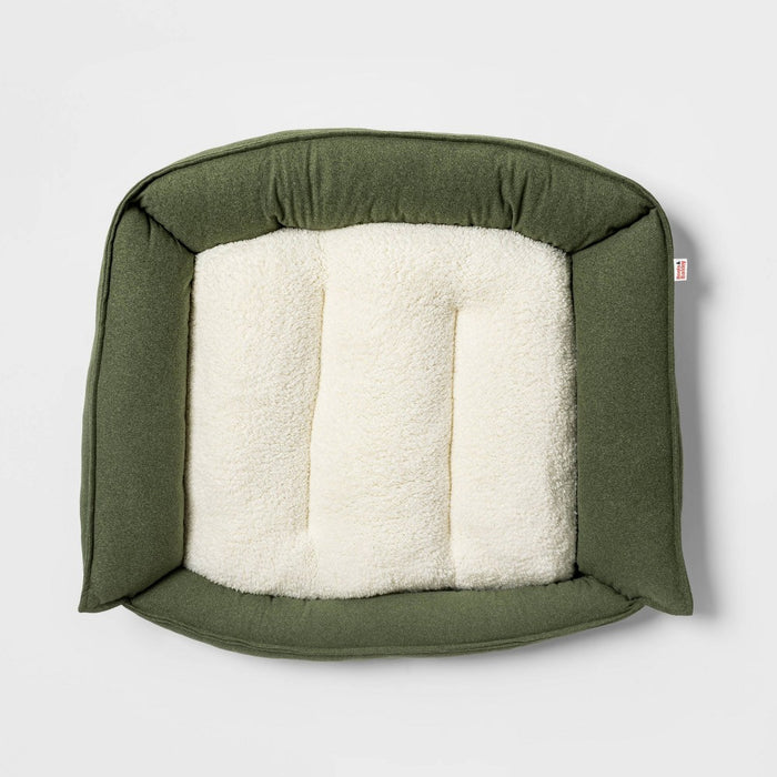 Cuddler Dog Couch - M - Sage Green - Boots & Barkley (LOCAL PICKUP ONLY)