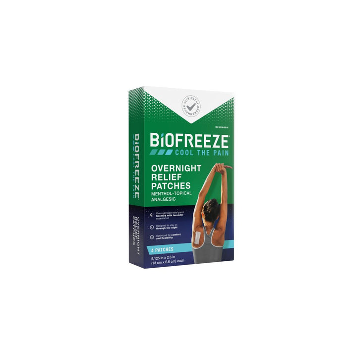 Biofreeze Overnight Joint and Muscle Pain Relief Patches - 4ct