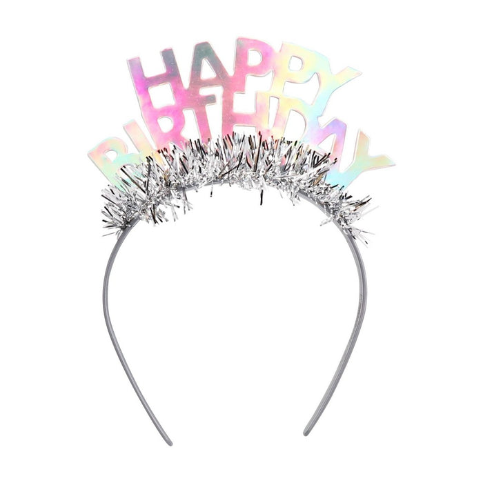 GOH Headband Party Tiara Light Silver - Spritz