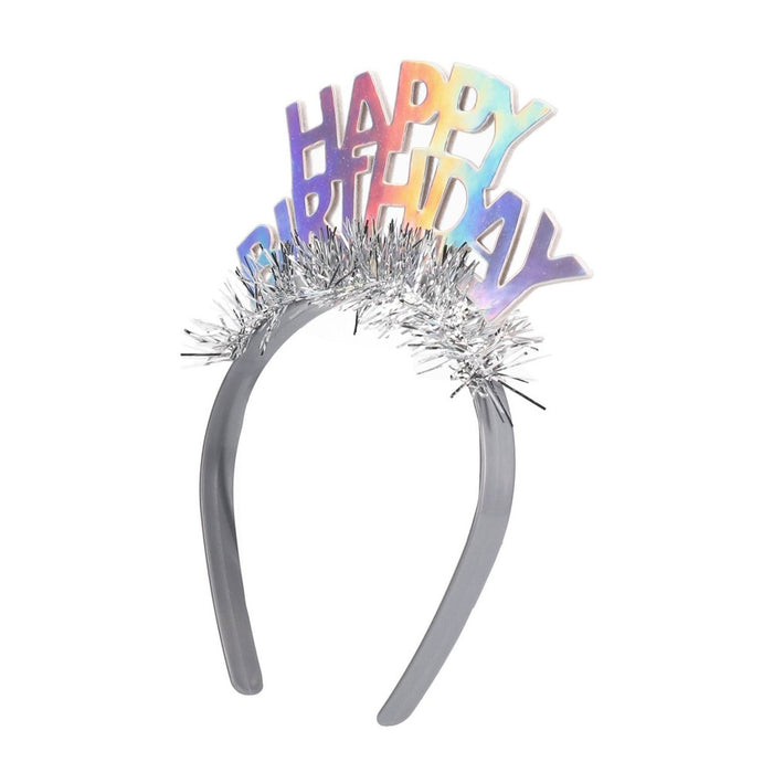 GOH Headband Party Tiara Light Silver - Spritz