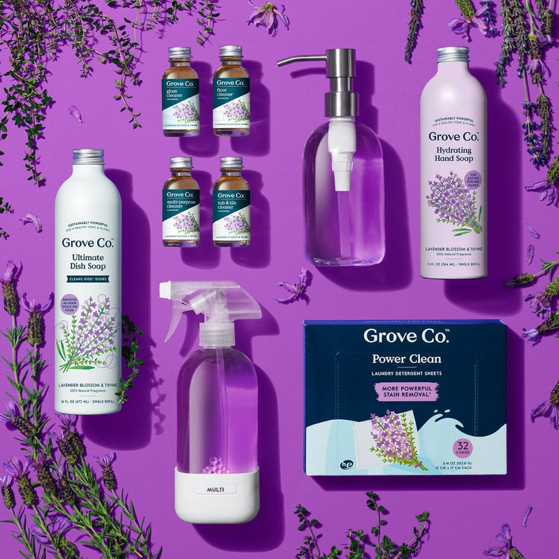 Grove Co. Lavender Glass Cleaner Concentrates - 2 fl oz/2ct