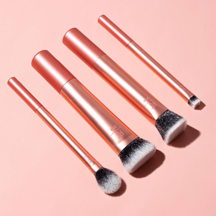 Real Techniques Face Base Makeup Brush Kit - 4pc