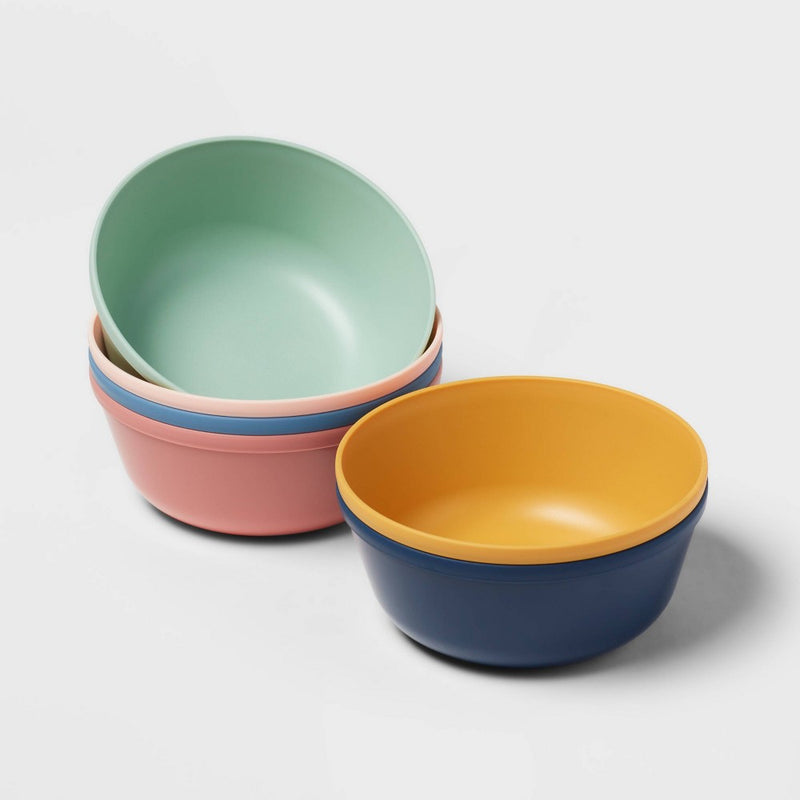15oz 6pk Plastic Kids' Bowls - Pillowfort