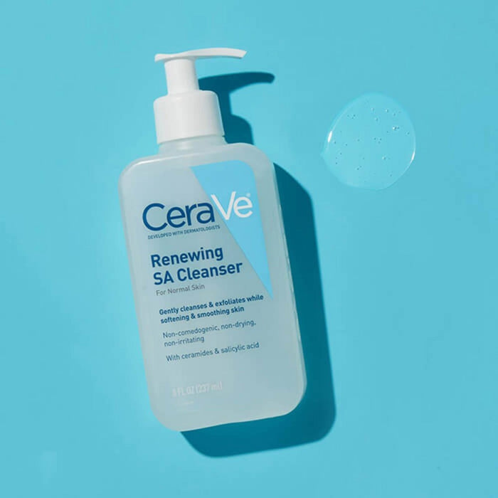 CeraVe SA Face Wash Salicylic Acid Cleanser-Hyaluronic Acid+Niacinamide-16 fl oz