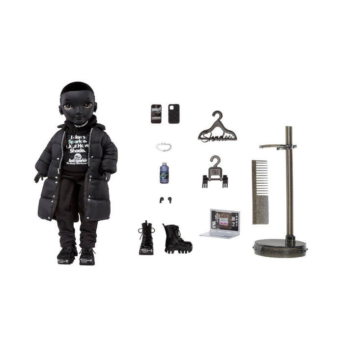 Rainbow High Shadow High Rexx McQueen - Black Color Fashion Doll