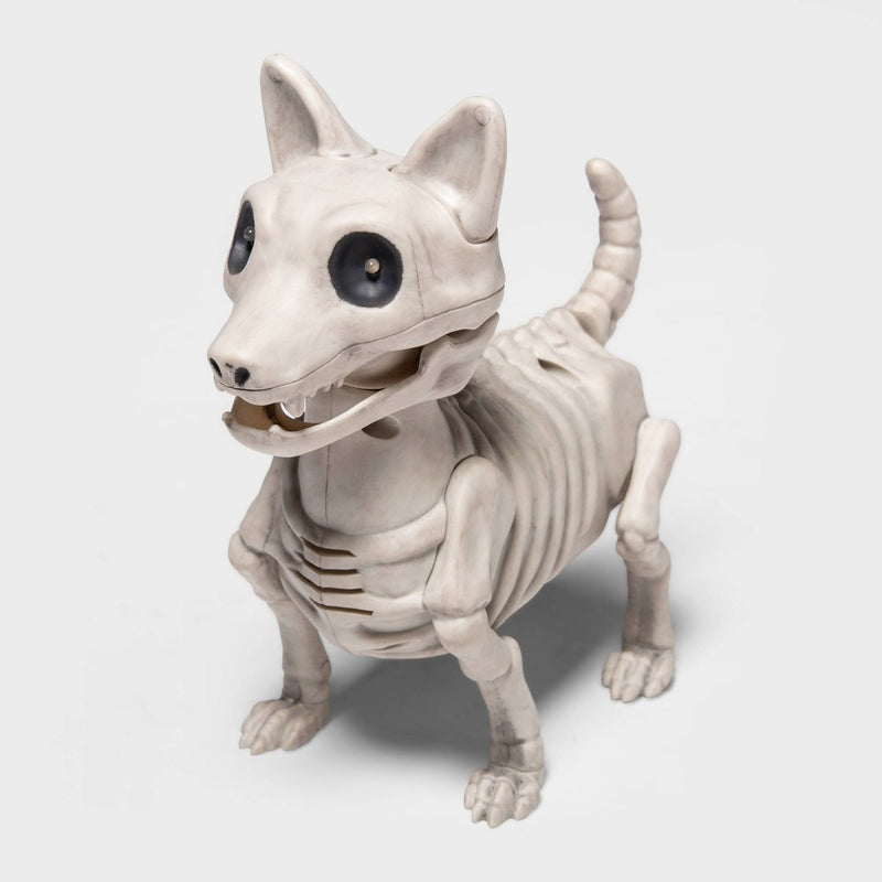 Animated Light and Sound Dog Skeleton Halloween Decorative Prop - Hyde & EEK! Boutique