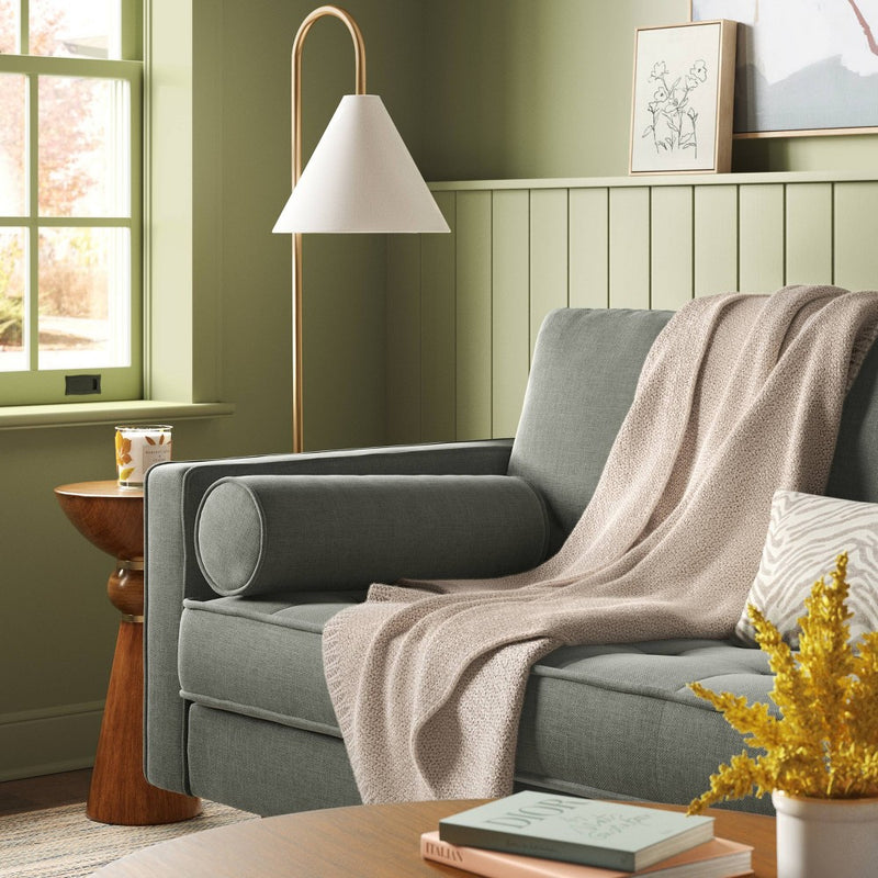 Oversized Recycled Knit Throw Blanket Off-White - Threshold