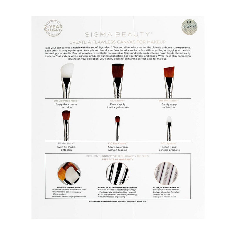 Sigma Beauty Skincare Brush Set - 6pc