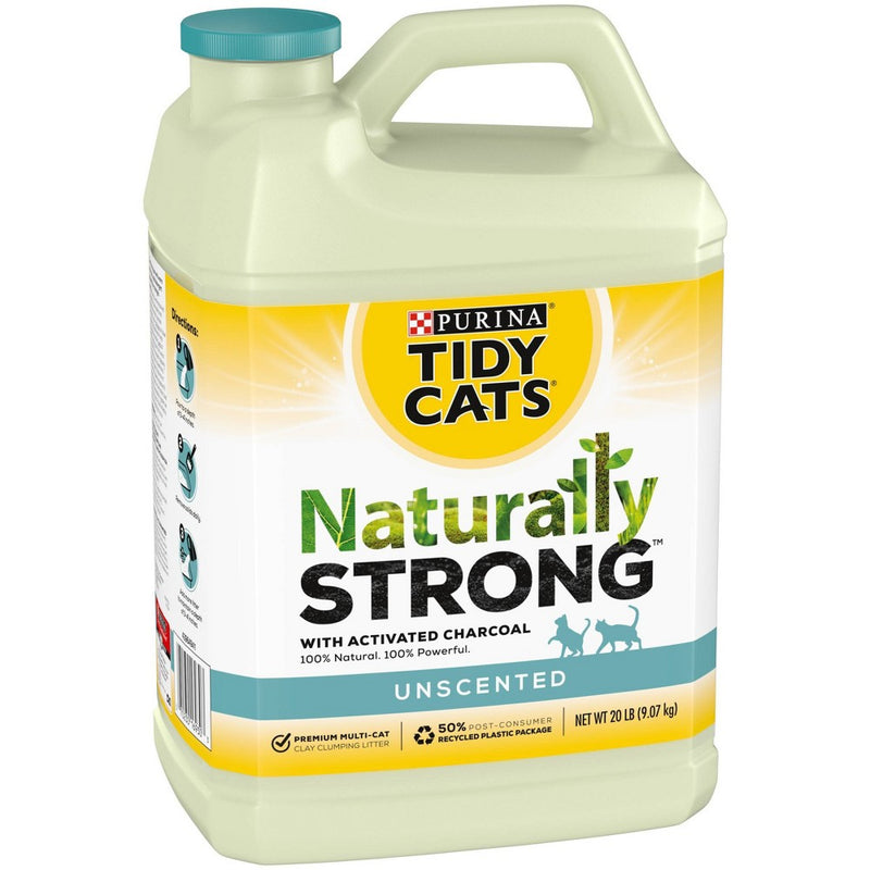 Tidy Cats Naturally Strong Clumping Cat Litter - 20lbs (LOCAL PICKUP ONLY)