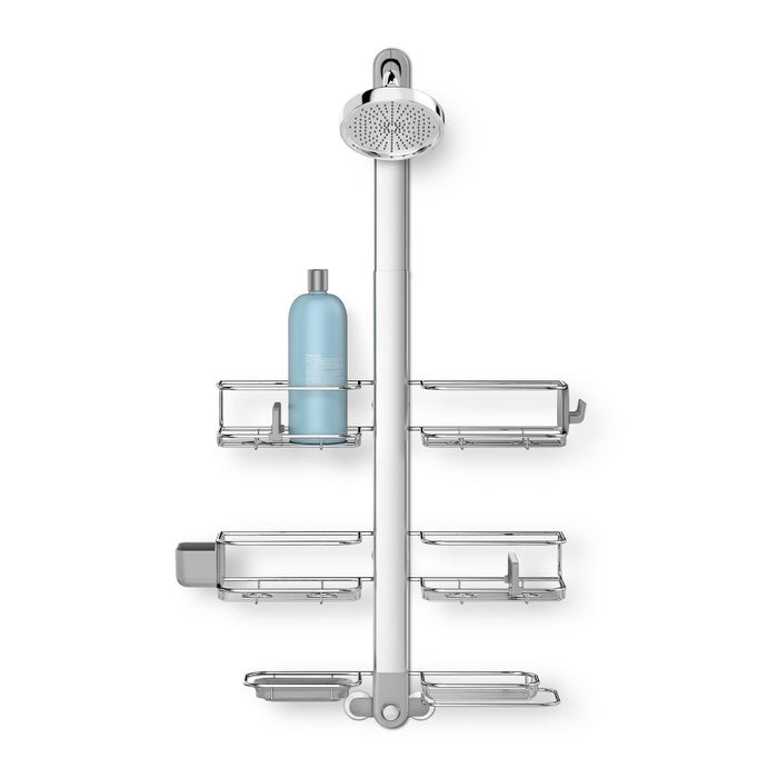 simplehuman Adjustable Shower Caddy XL Stainless Steel/Anodized Aluminum Silver