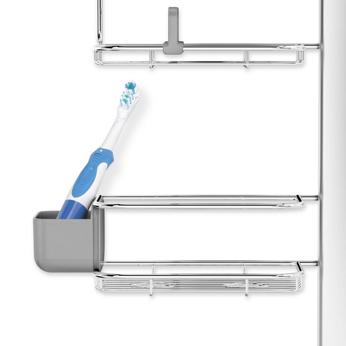 simplehuman Adjustable Shower Caddy XL Stainless Steel/Anodized Aluminum Silver