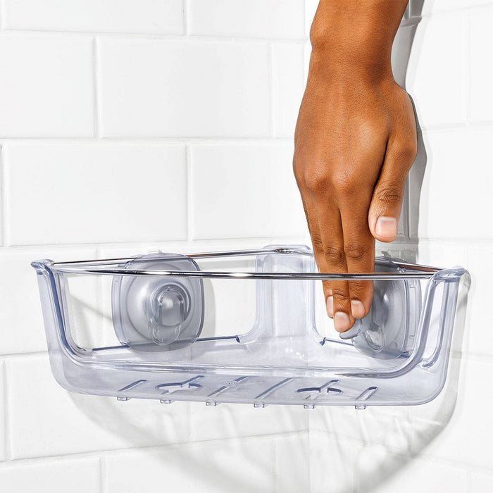 OXO Stronghold Suction Corner Basket