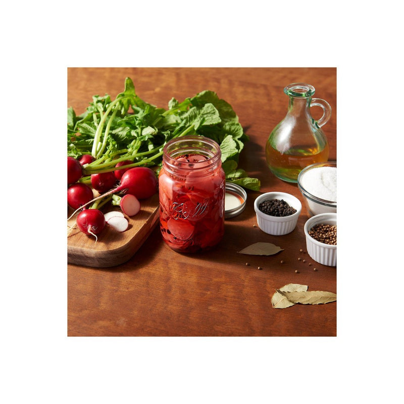 Ball 4pk Pint Vintage Jars - Pink