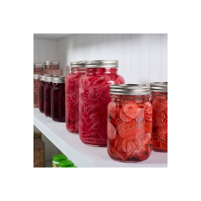 Ball 4pk Pint Vintage Jars - Pink