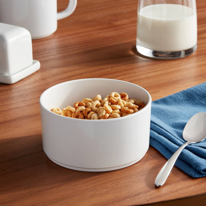 26oz Plastic Stella Cereal Bowl White - Threshold