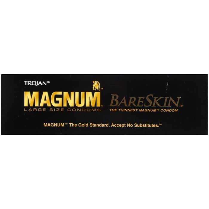 Trojan Magnum Bareskin Lubricated Condoms - 10ct