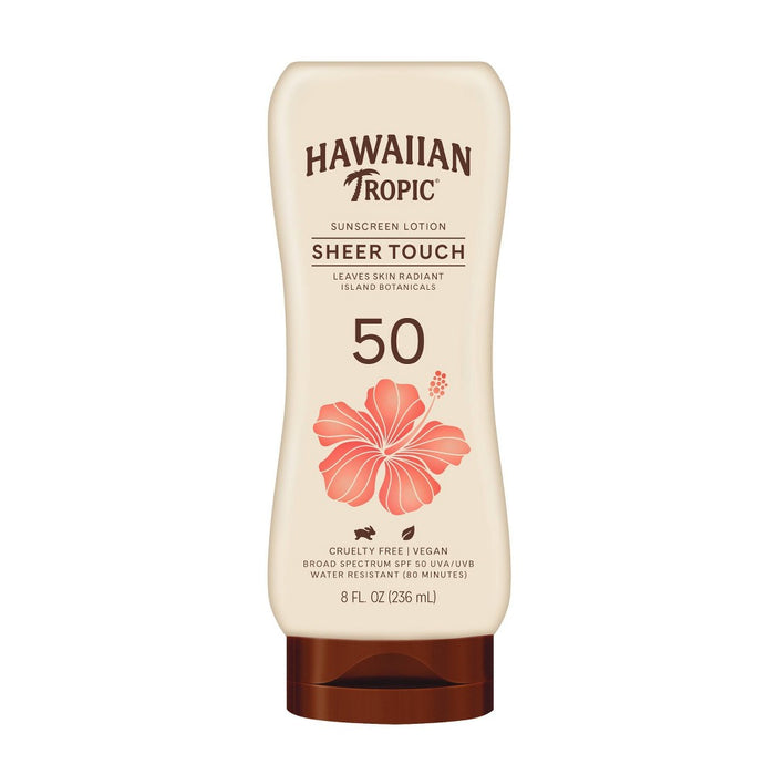 Hawaiian Tropic Sheer Touch Ultra Radiance Lotion Sunscreen -SPF 50-8oz EXP 9/26