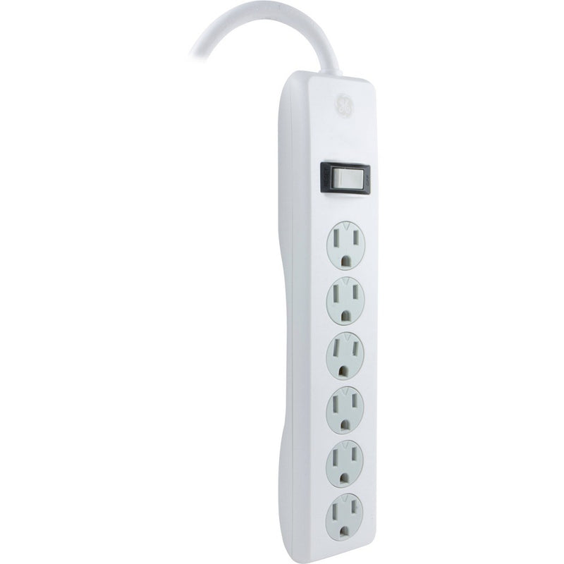 GE 6 Outlet Surge Protector 2' Cord White