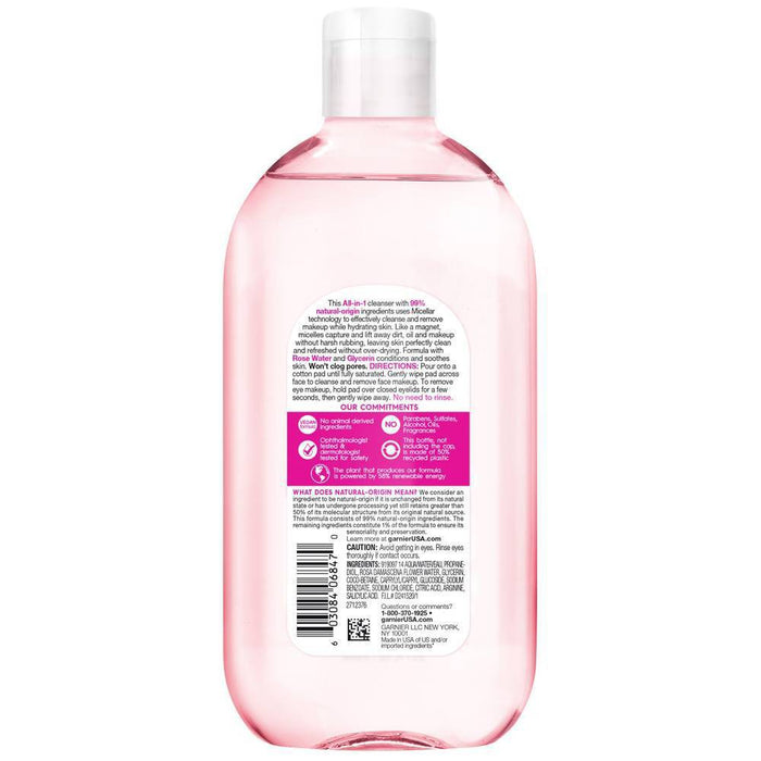 Garnier SkinActive Water Rose Micellar Cleansing Water - 23.7 fl oz