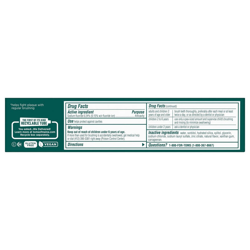 Tom's of Maine PureActiv Teeth + Gum Health - 4oz