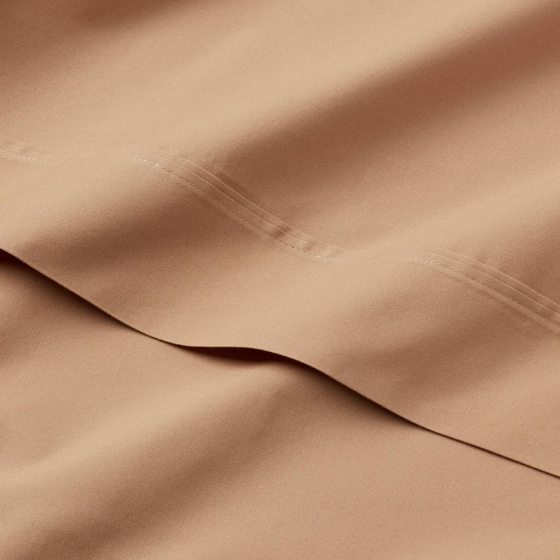 Full 300 Thread Count Ultra Soft Flat Sheet Brown - Threshold