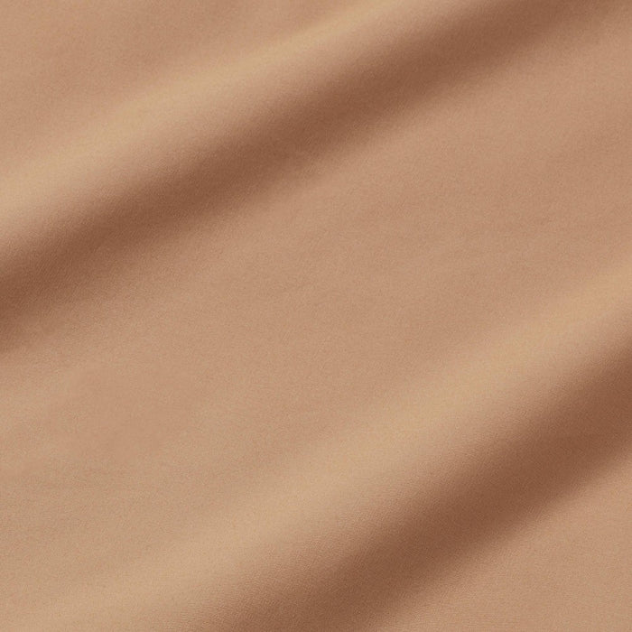 Queen 300 Thread Count Ultra Soft Flat Sheet Brown - Threshold